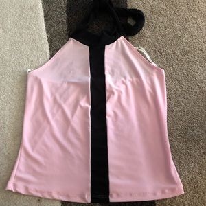 Pink halter top